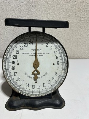 antique kitchen scale 25 pound #4 1912 | eBay US