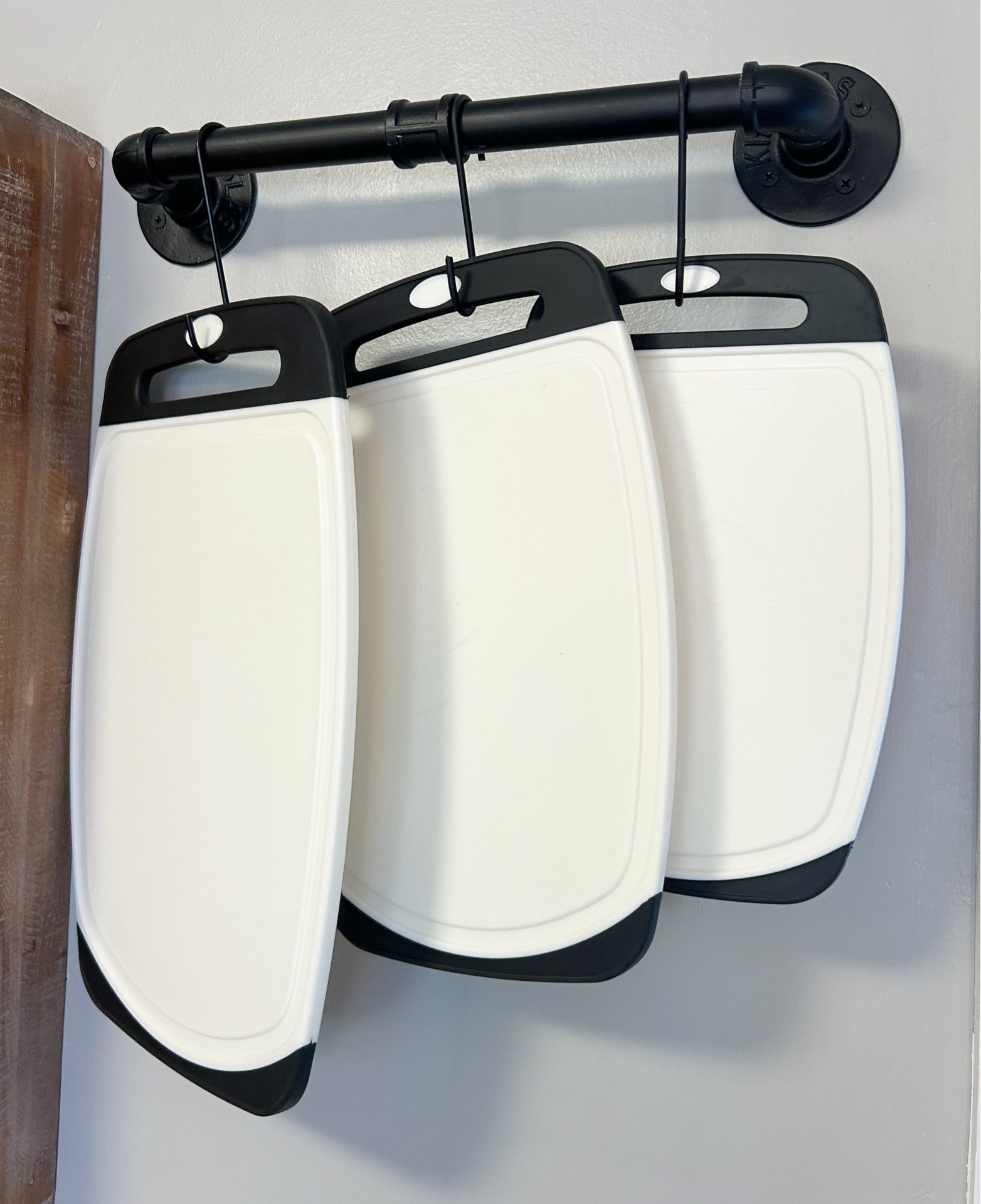 Hang your cutting boards for easy access using this industrial bar!

#LTKFindsUnder50 #LTKHome