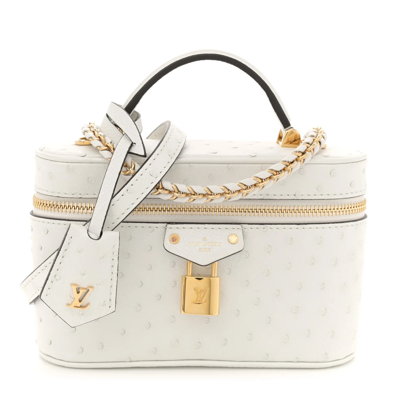 Louis Vuitton Ostrich Vanity Chain Pouch 1863789 | FASHIONPHILE (US)