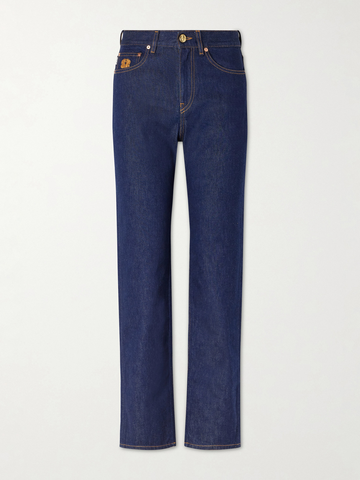 BLAZÉ Milano - Mid-rise Straight-leg Jeans - Blue | NET-A-PORTER (US)