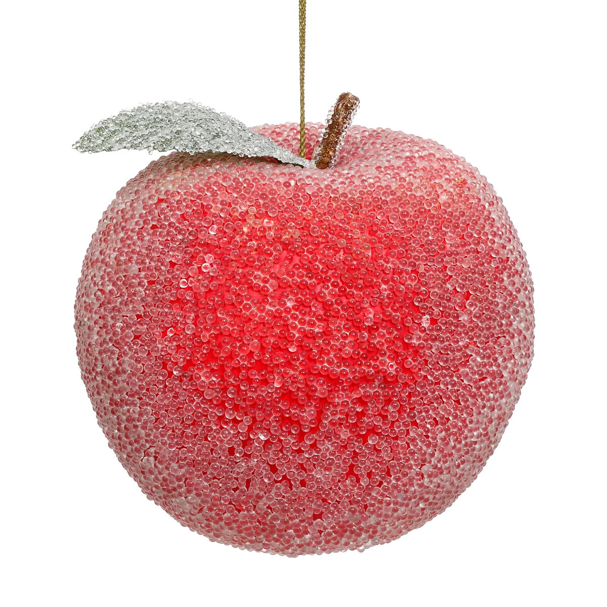 Frosted Apple Ornament , Box Of 6 - 3 Inches (Set of 6) | Wayfair North America