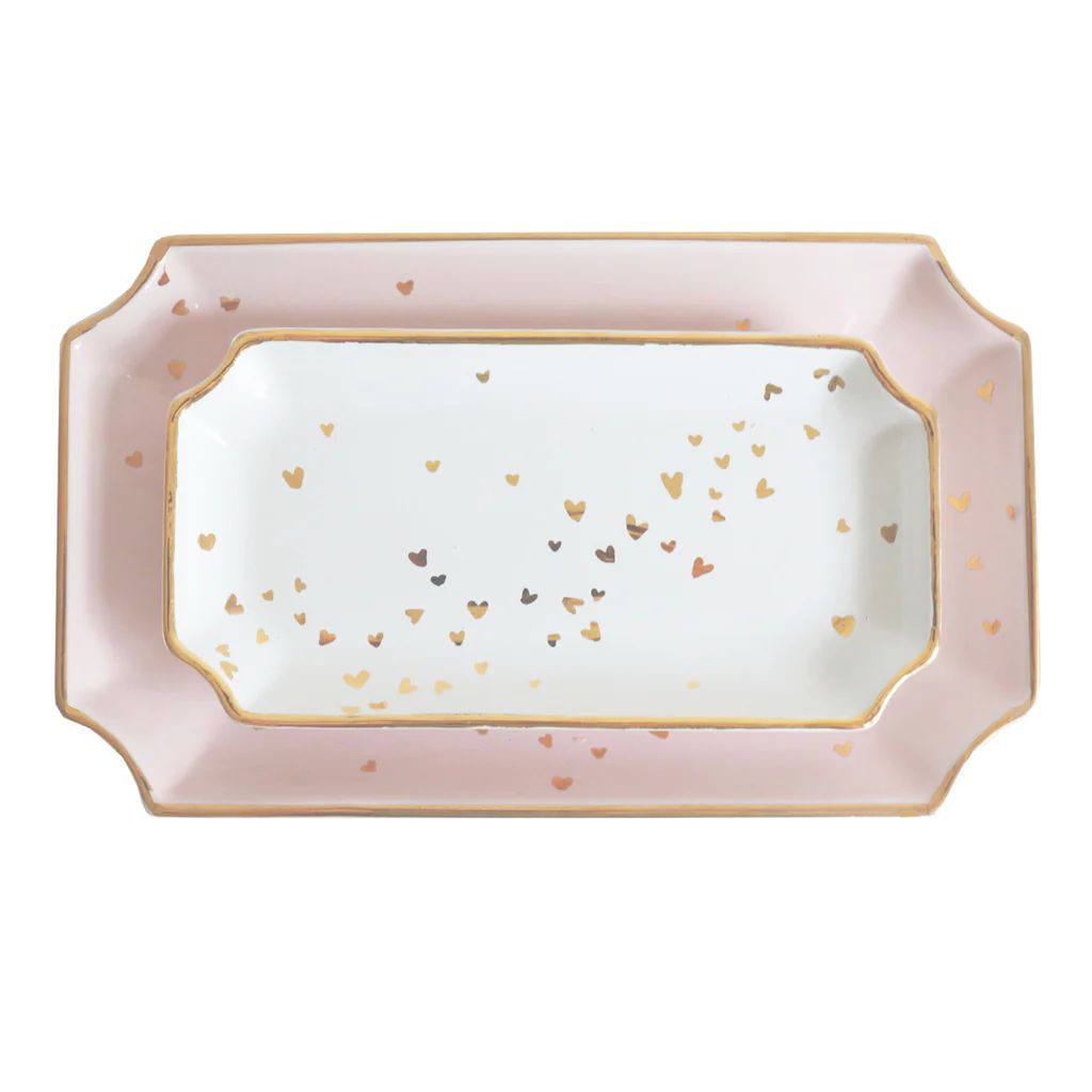 "Confetti Hearts" Tray | Lo Home by Lauren Haskell Designs