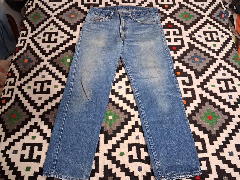 Vintage 80s 90s Levis 505 Made in USA faded denim jeans  Waist : 32 x 29 | Etsy (Global)