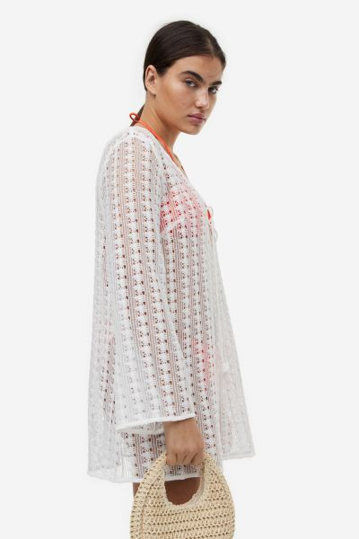 Caftán playero efecto ganchillo | H&M (FR, IT, ES, PT, BE)