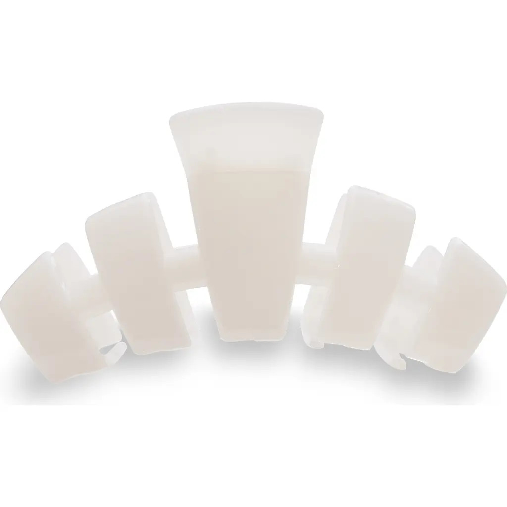 TELETIES Classic Large Claw Clip in Coconut White at Nordstrom | Nordstrom