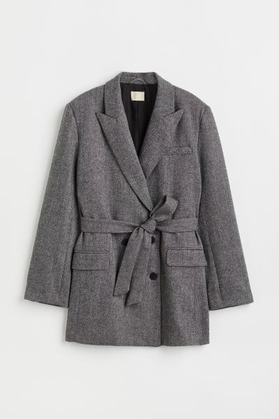 Long double-breasted blazer | H&M (UK, MY, IN, SG, PH, TW, HK)