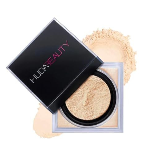 Huda Easy Bake Loose Baking & Setting Powder - Pound Cake (Fair, Light, Medium, and Tan Skin Tones) - 0.71 oz / 20 g | Amazon (US)