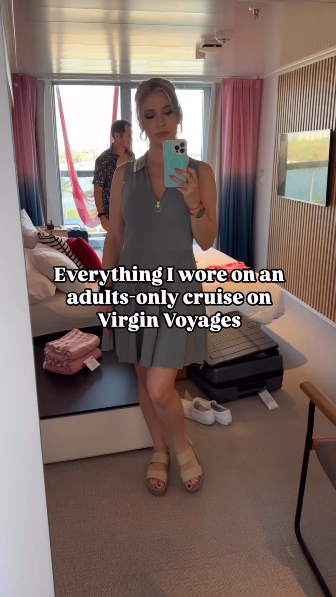 Cruise outfits! This is everything I wore on our 4-night @virginvoyages sailing aboard the Valiant Lady. Want links? Check my LTK store in my bio.
