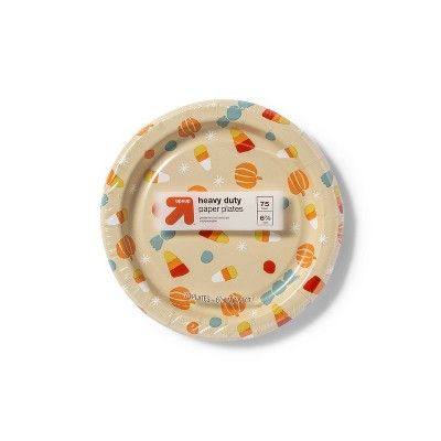 Disposable Dinnerware Plate - Orange - 75ct - 7.0" - up & up™ | Target