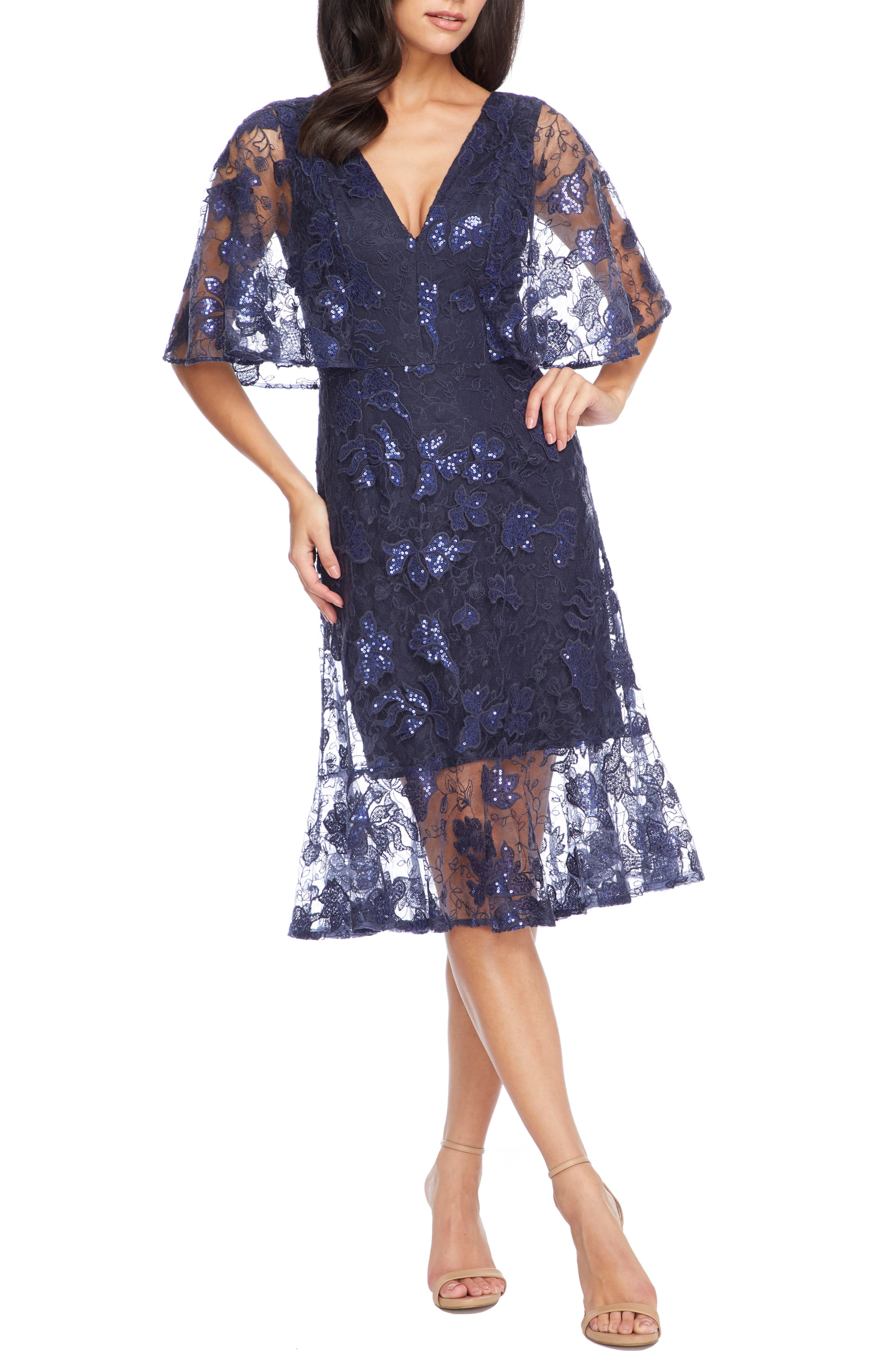 navy blue cocktail dress for wedding