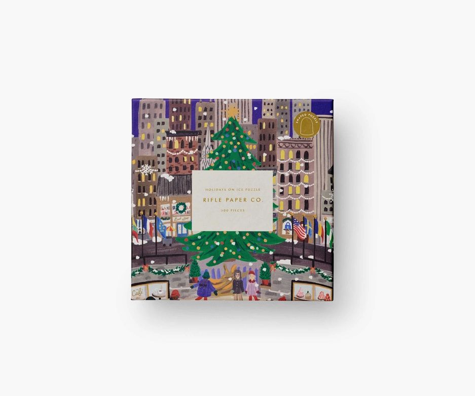 Holidays on Ice Jigsaw Puzzle | Rifle Paper Co.