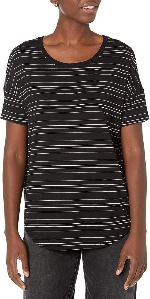 Daily Ritual Women's Jersey Relaxed-Fit Short-Sleeve Drop-Shoulder Scoopneck T-Shirt | Amazon (US)