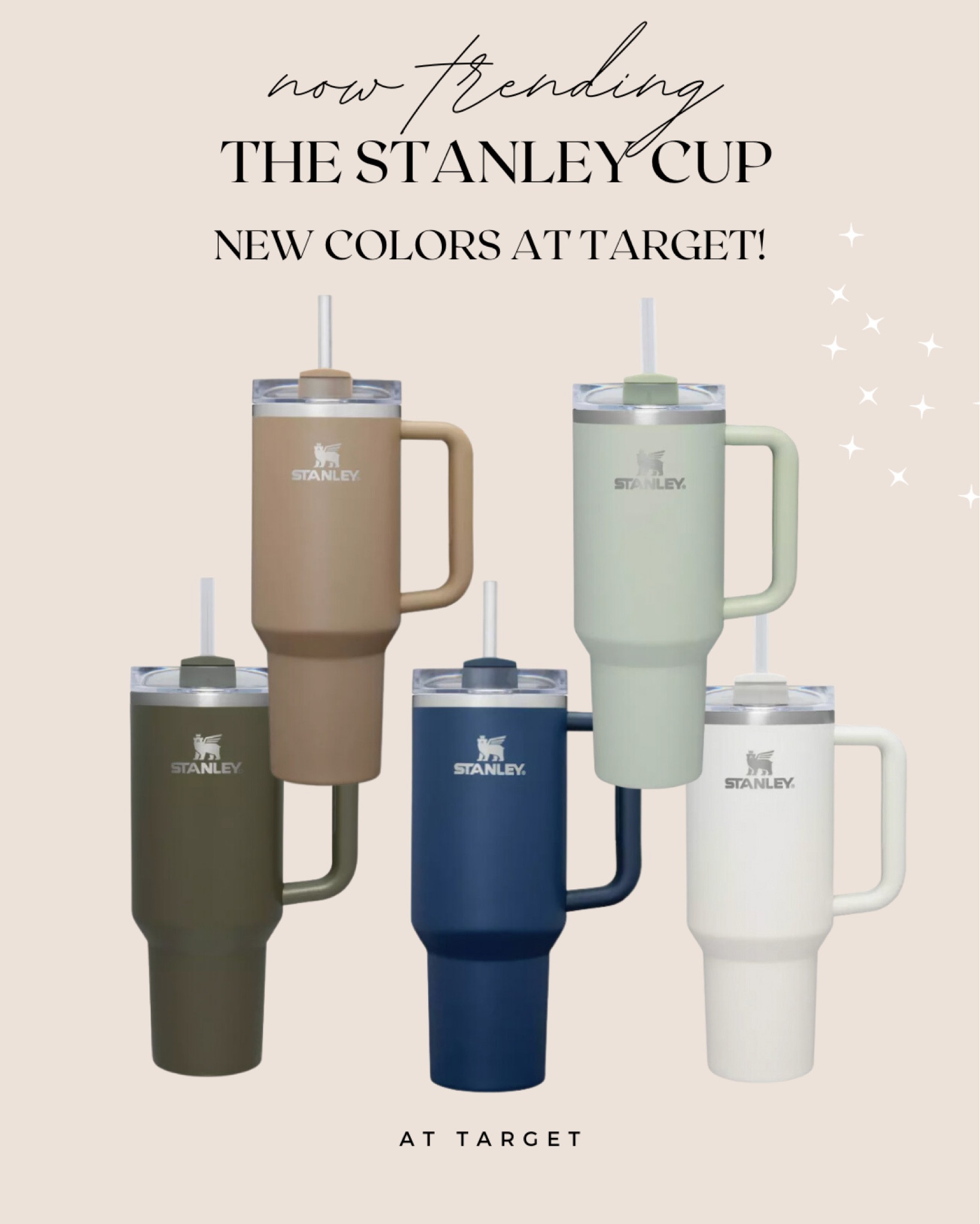 New at Target — The Stanley Cup 40 oz Quencher 😍 love these colors!

Stanley | colors | fall | green | brown

#LTKunder50