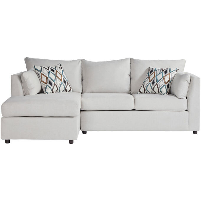 Payne Eggshell Left Chaise Sofa | Slumberland Furniture