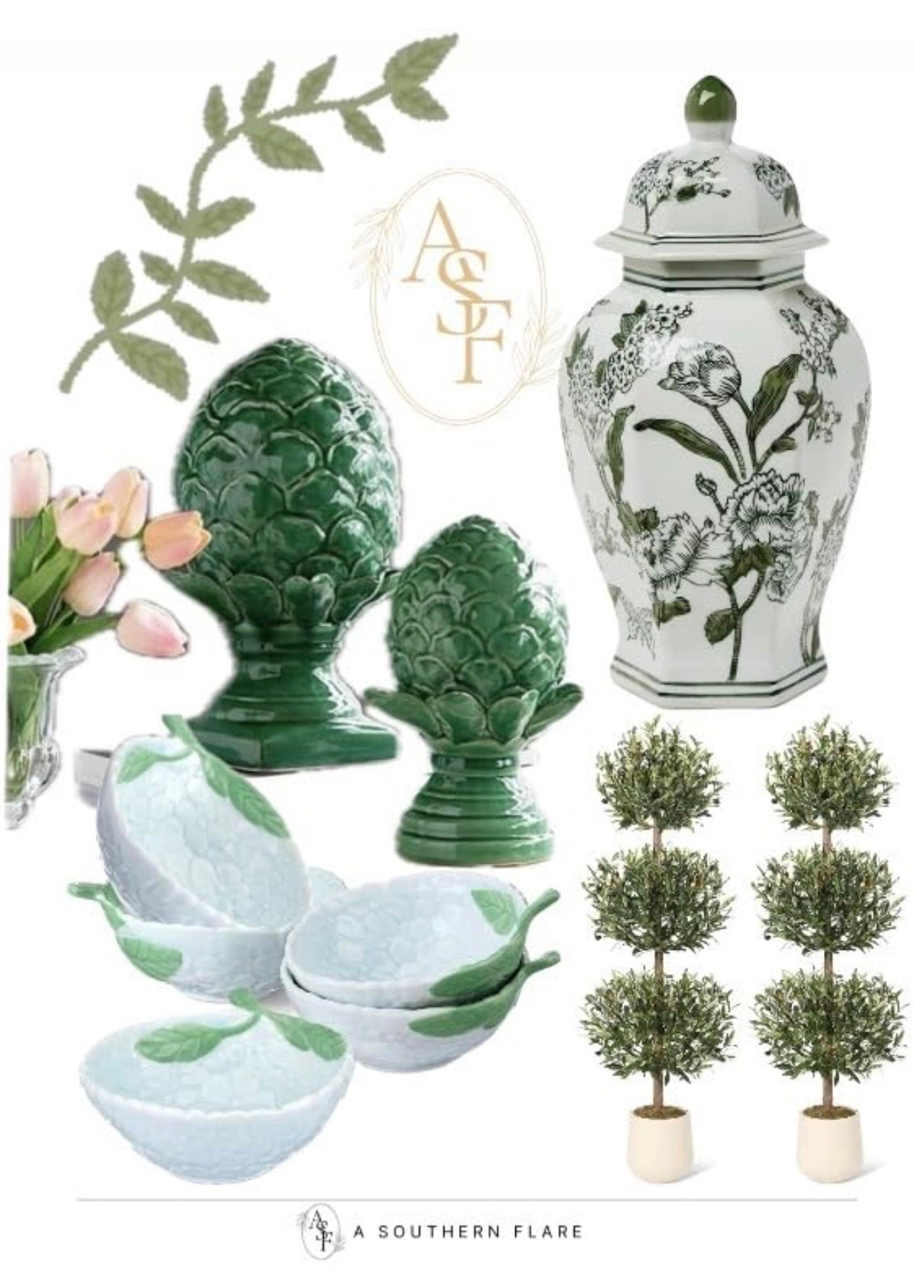 unique artichoke sculptures and vases for your home. From green ceramic to vintage designs, find the perfect accent piece. #HomeDecor #ElegantTouches