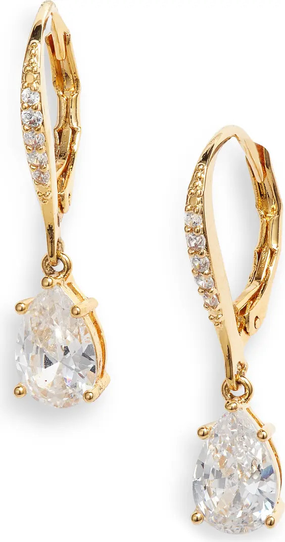 Nordstrom Pear Cubic Zirconia Drop Earrings | Nordstrom | Nordstrom