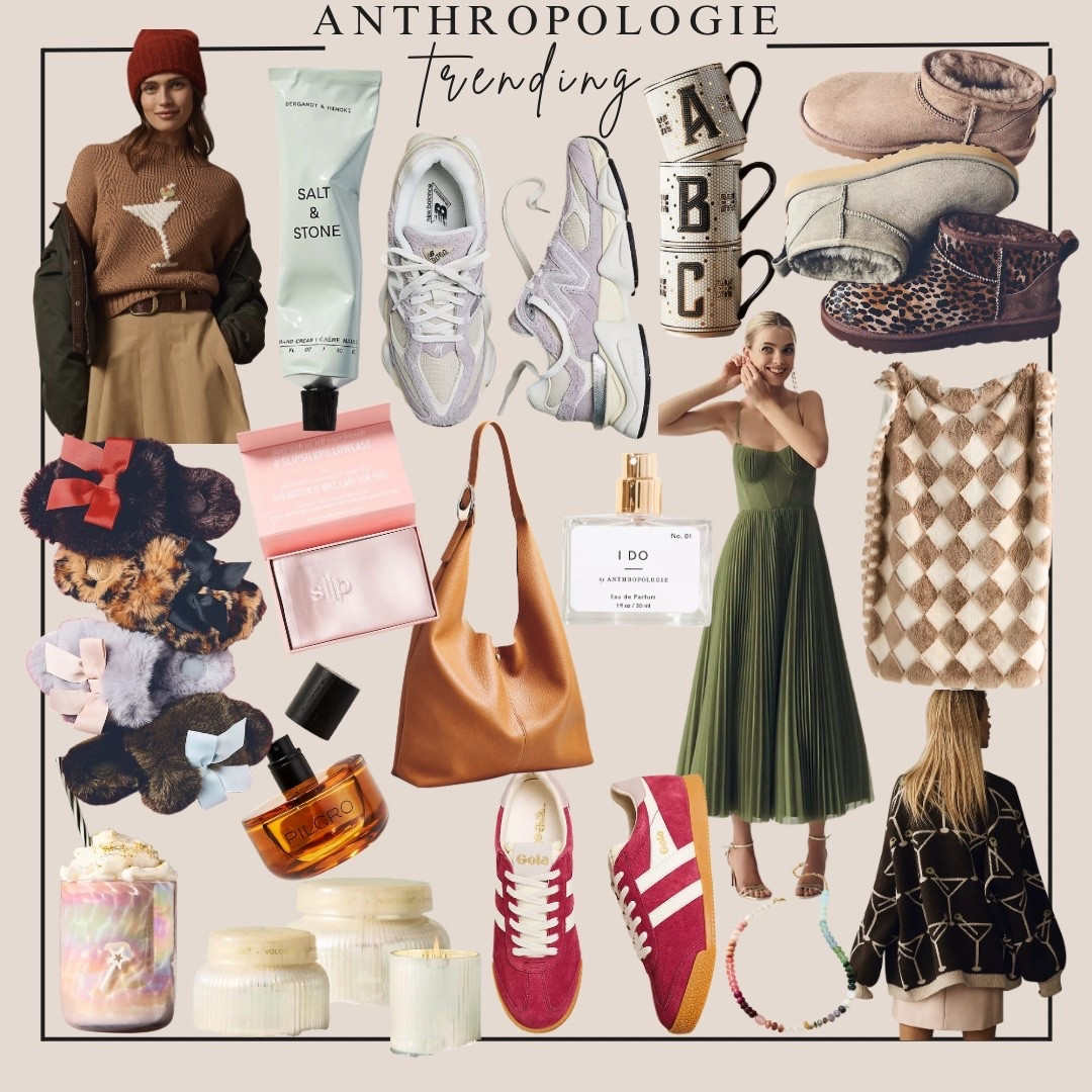 Anthropologie trending fashion and gift ideas! Plus sale deals! 

$50 off $100 | $100 off $300 | $150 off $500 🎁🎄
Extra 50% off all sale ✨


#Anthropologie finds
#anthropologie fashion
#anthropologie home
#christmas party dress
#green dress
#leather purse
#shoulder handbag
#fashion sneakers
#red sneakers
#on cloud sneakers
#new balance sneakers
#trending sneakers
#gift idea
#gifts for her
#faux fur blanket 
#checkered blanket
#martini sweater
#martini cardigan
#icon glass
#silk pillowcase
#perfume
#ugg boots
#ugg slippers
#beaded necklace
#colorful Bead necklace 
#monogramed gift ideas
#monogrammed coffee mug 
#salt and stone
#hand cream
#sale
#deal

#LTKGiftGuide #LTKootd #LTKBeauty