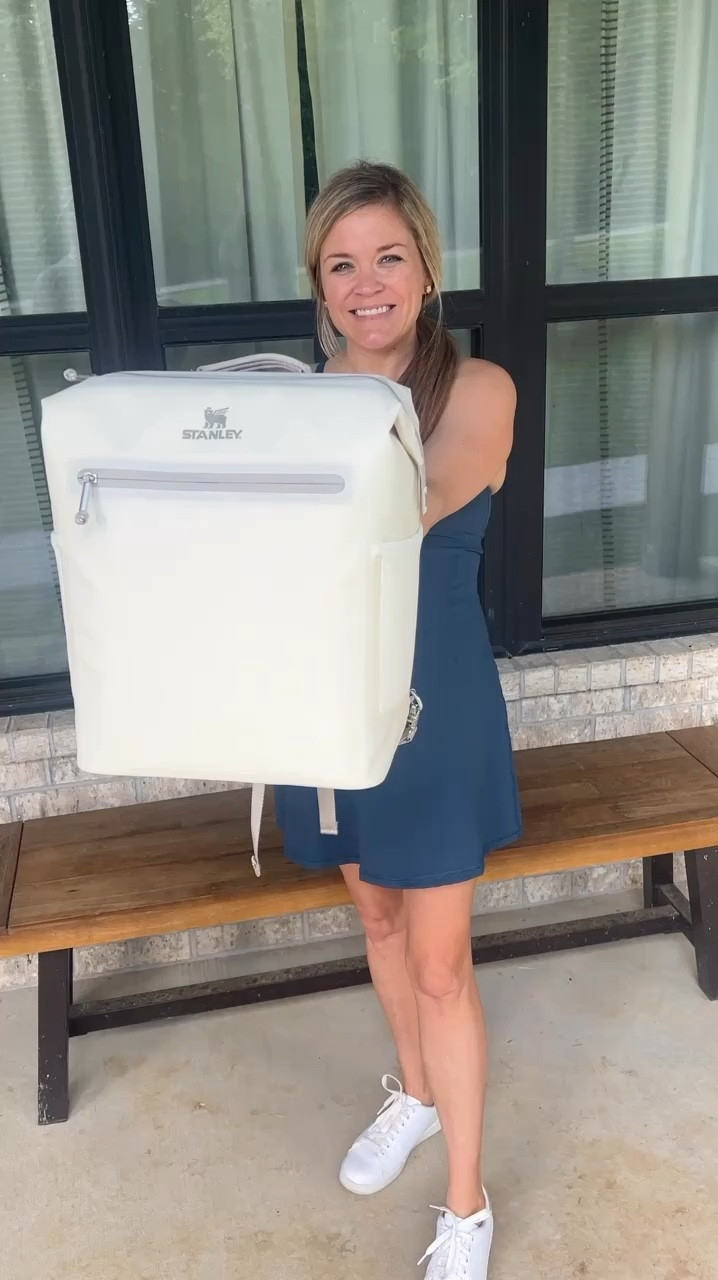 All Day Madeleine Midi Cooler Backpack is a game changer for this busy mom. I never have free hands and this allows me to carry all our drinks and snacks. 

It keeps our food and drinks cold for 24 hours. The straps are adjustable and so soft. It’s so comfortable to tote around. 

@stanley_brand #stanleypartner 

#LTKSwim #LTKTravel #LTKStyleTip