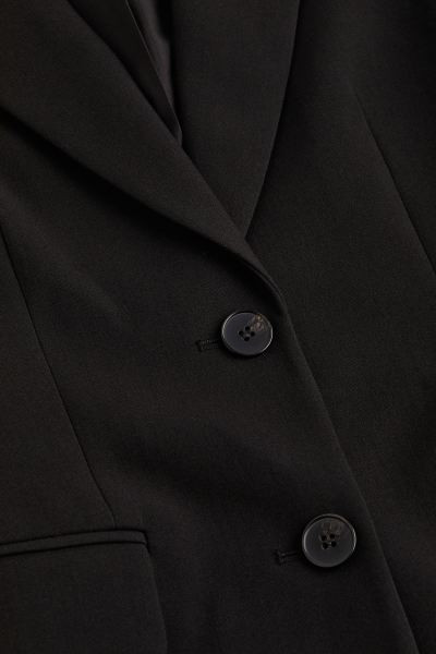 Single-breasted blazer - Black - Ladies | H&M GB | H&M (UK, MY, IN, SG, PH, TW, HK)