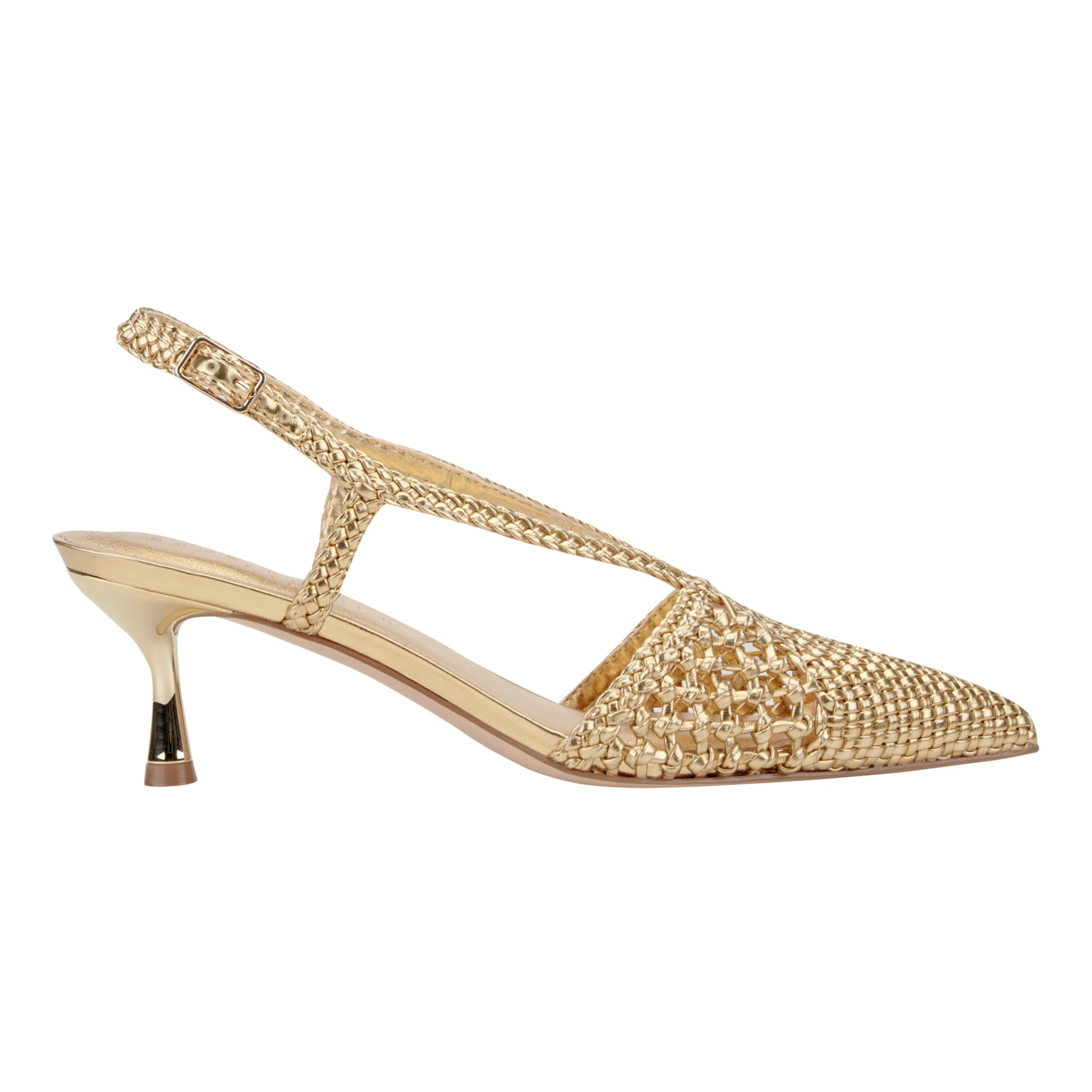 Reagan Woven Leather Pump | Marc Fisher