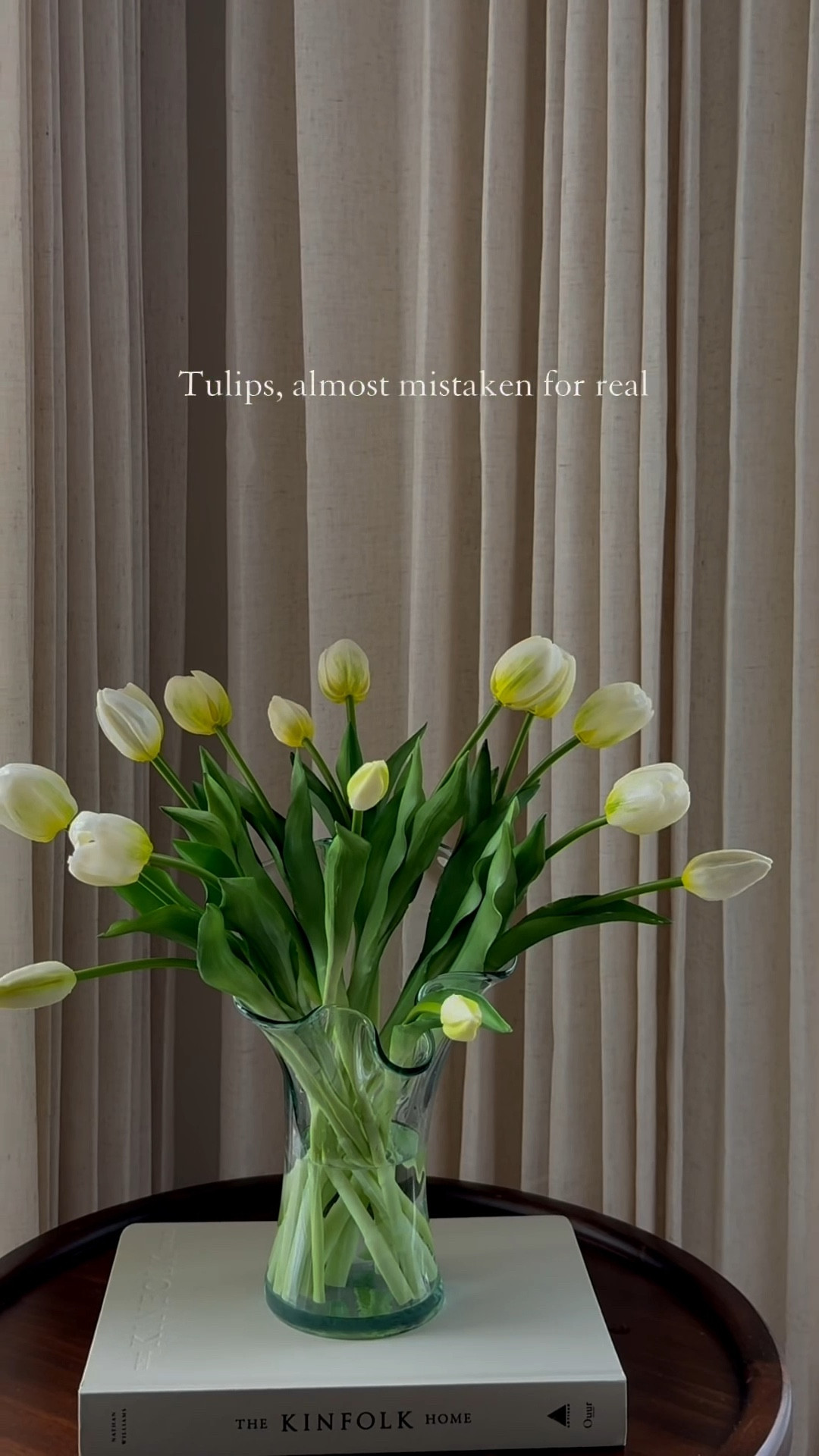  Almost mistaken for real 😍
Faux tulips + vase linked.

#LTKHome