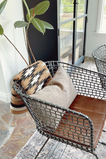 Had to test my new outdoor pillows here but to be honest these metal chairs are so comfy they don’t really need a pillow. 

#diningchair #diningroom #industrialstyle #homedecor #crateandbarrel

#LTKhome #LTKsalealert #LTKfamily
