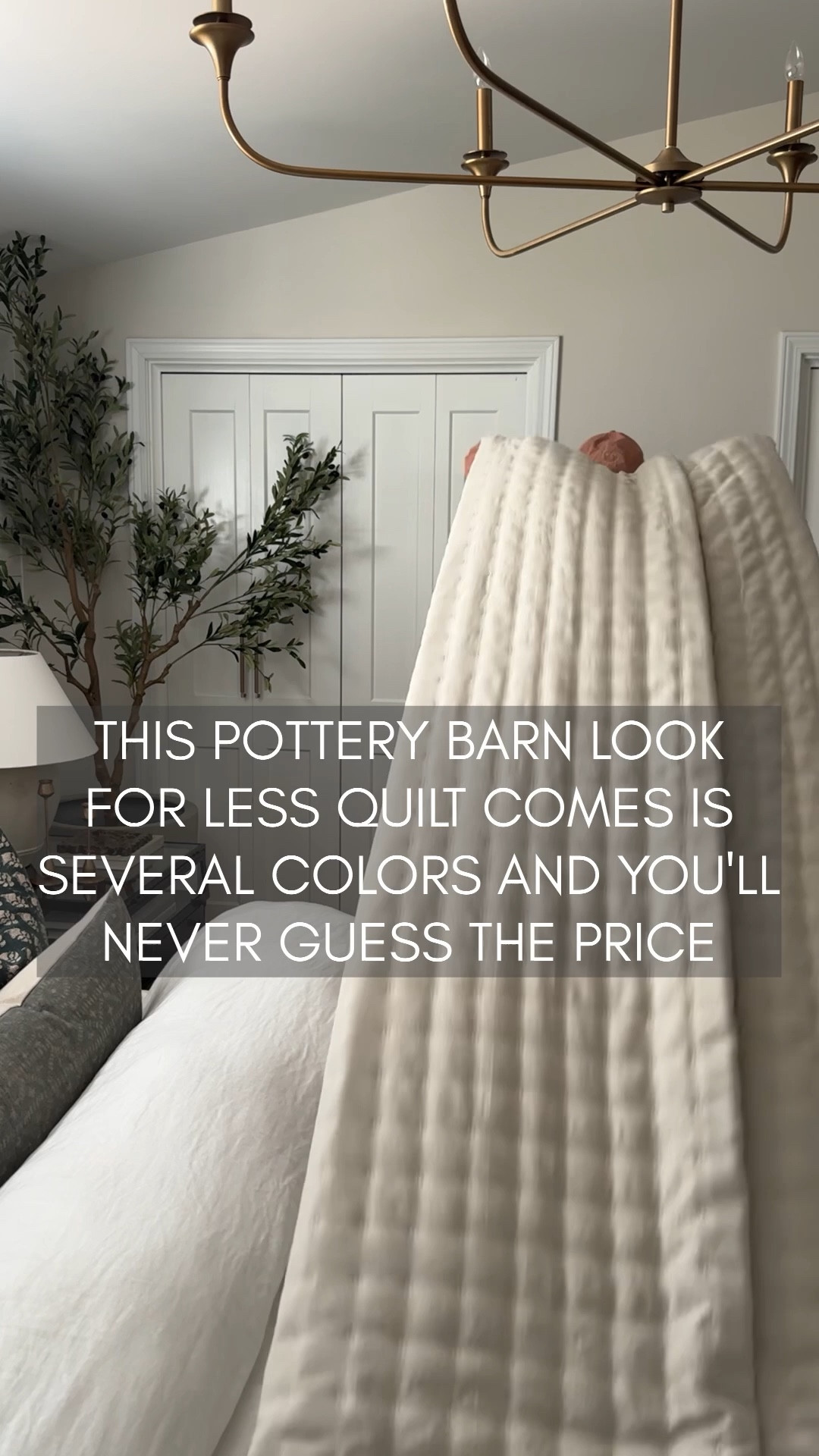 A gorgeous budget friendly look for less quilt. Comes in several colors. This is the color wheat. 

#LTKHome