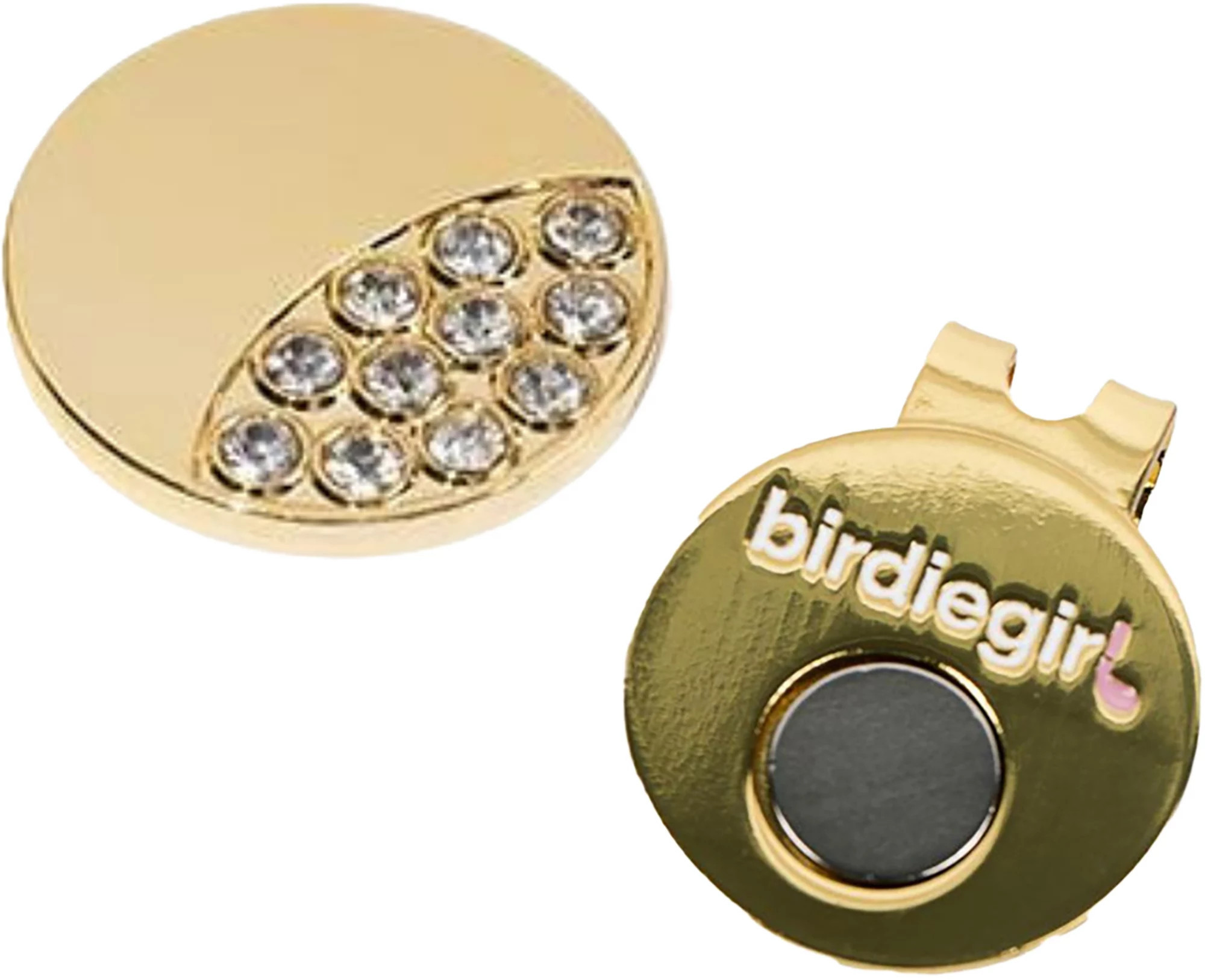 birdiegirl Half Moon Crystal Ball Marker & Hat Clip, Gold | DICK'S Sporting Goods