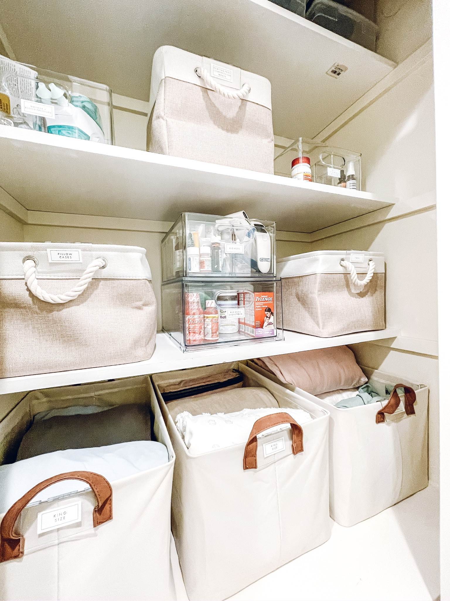 Linen closet organization✨ Target WeThinkStorage 2pk 34L Foldable Organizing Storage Bin with Rope Handle. THE HOME EDIT Divided All-Purpose Bin. THE HOME EDIT Stackable Drawer. THE HOME EDIT tall Bin Organizer. 

#LTKfamily #LTKkids #LTKhome
