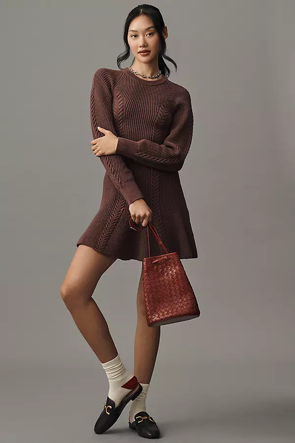 Knit Skater Dress | Anthropologie (US)