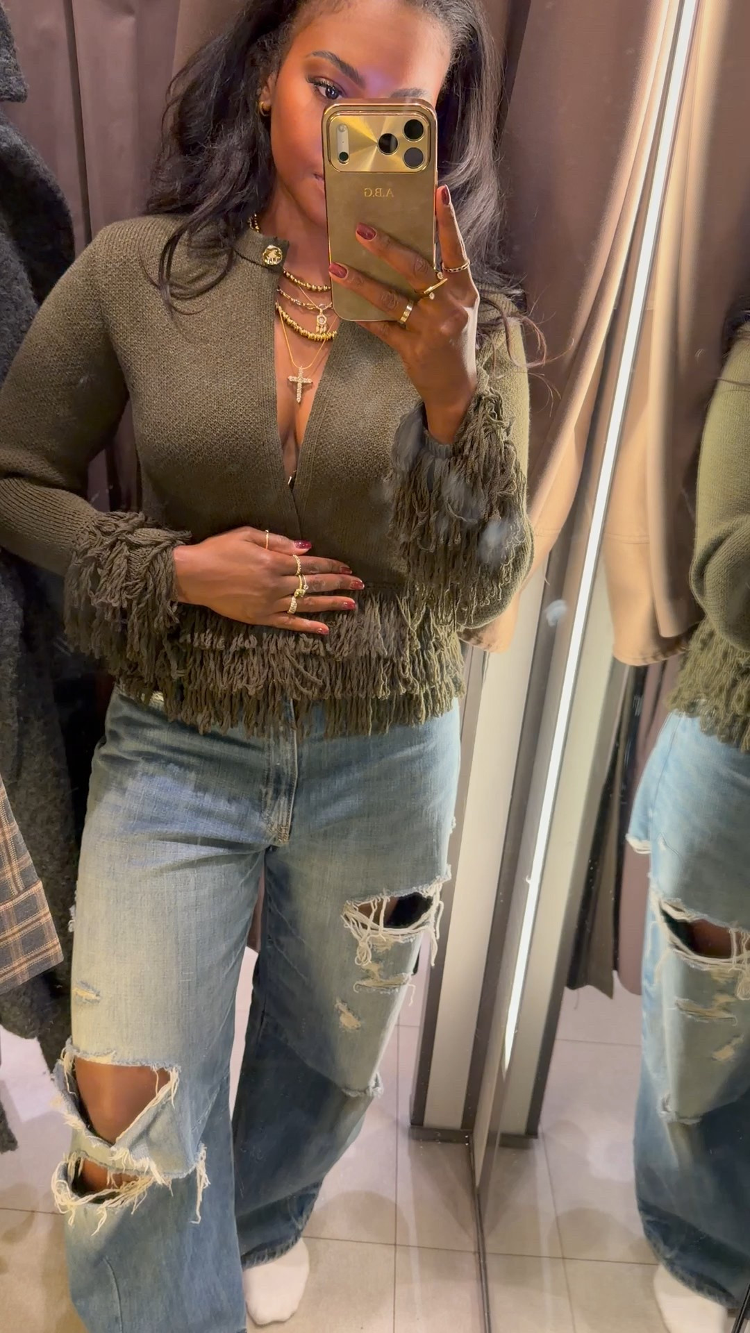 Zara pickup! Tried on a M. Went with a L
