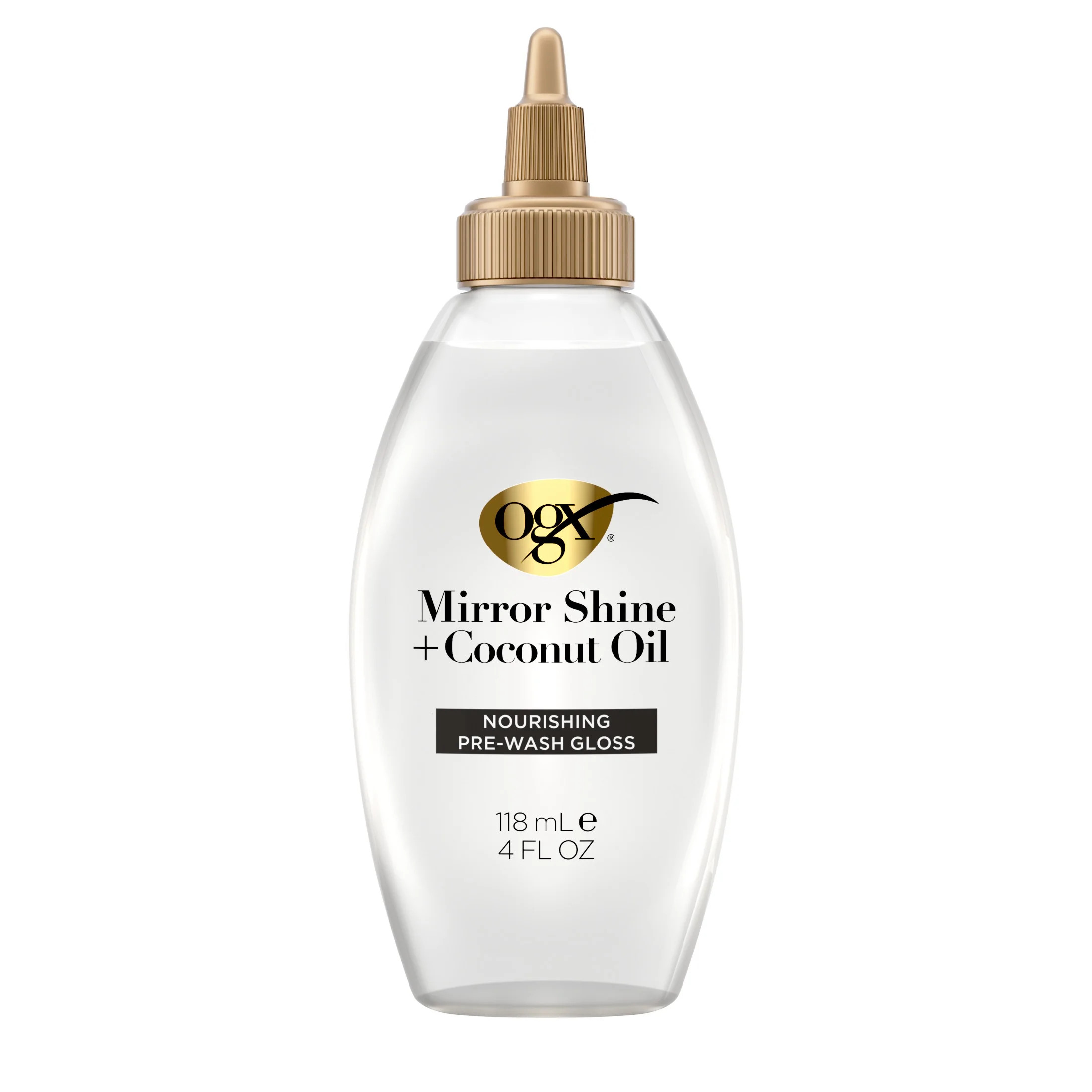 OGX Mirror Shine + Coconut Oil Nourishing Pre-Wash Gloss, 4 fl. oz | Walmart (US)