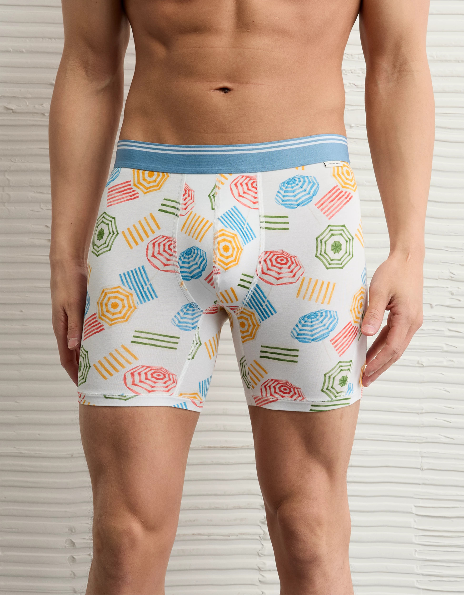 AEO Men's Umbrellas 6" Ultra Soft Boxer Brief | American Eagle Outfitters (US & CA)