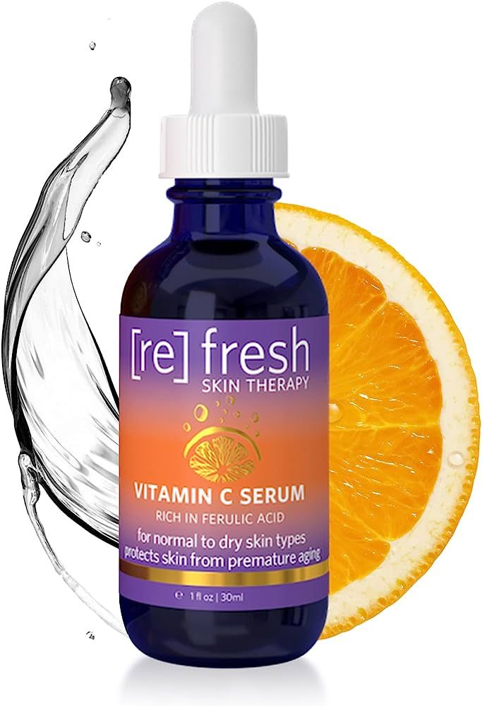 Refresh Skin Therapy – Vitamin C Serum with Ferulic and Hyaluronic Acid, Age-Defying Skin Care ... | Amazon (US)