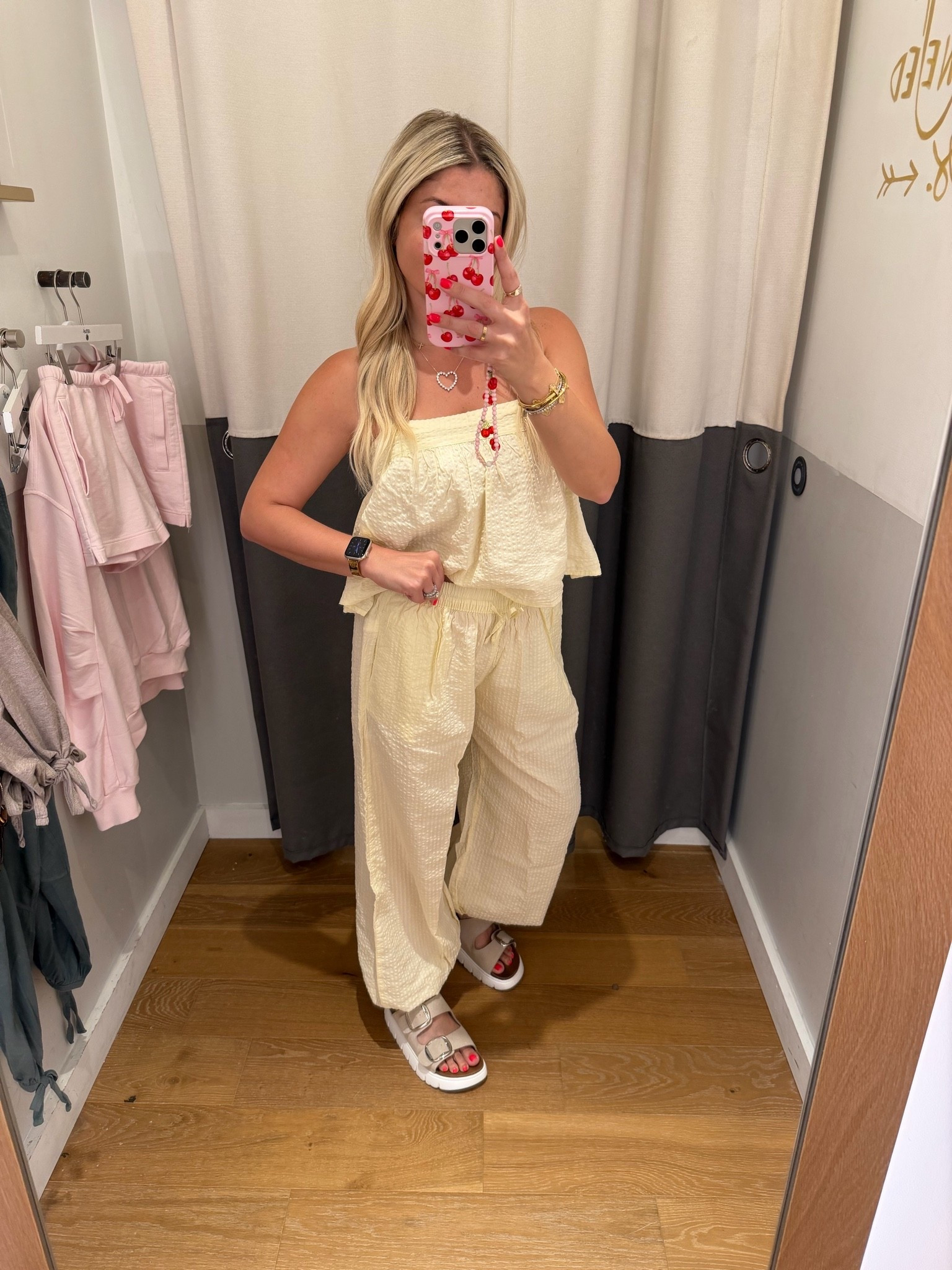 New @Aerie  set!
Size xs
Sandals tts
Vacation beach outfit
Travel outfit
Summer outfit

#LTKSaleAlert