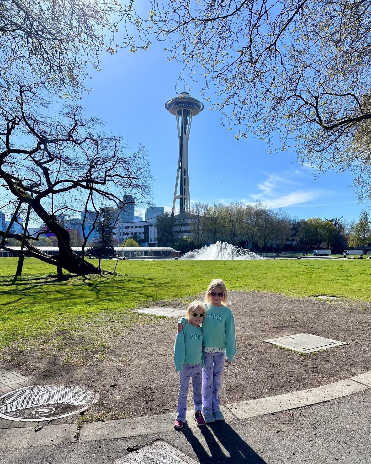 Matching sweatshirts, matching smiles, and one of my favorite Target finds 💚 These Cat & Jack “Merci” pullovers are soft, comfy, and the prettiest dusty mint shade for spring. Perfect for travel days, playground runs, and sister photo moments like this one. ✨ 
#LTKkids #TargetStyle #CatAndJack #SiblingStyle #KidsFashion #MomFinds #SpringStyle #LTKunder25

#LTKTravel #LTKmomlife #LTKKids