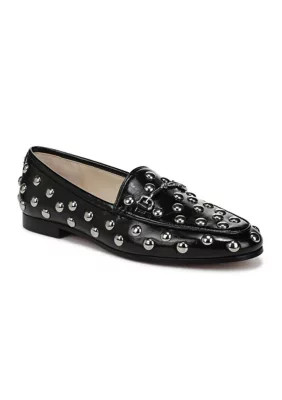 Sam Edelman Women's Loraine Studded Loafers, Black, 8.5M | Belk
