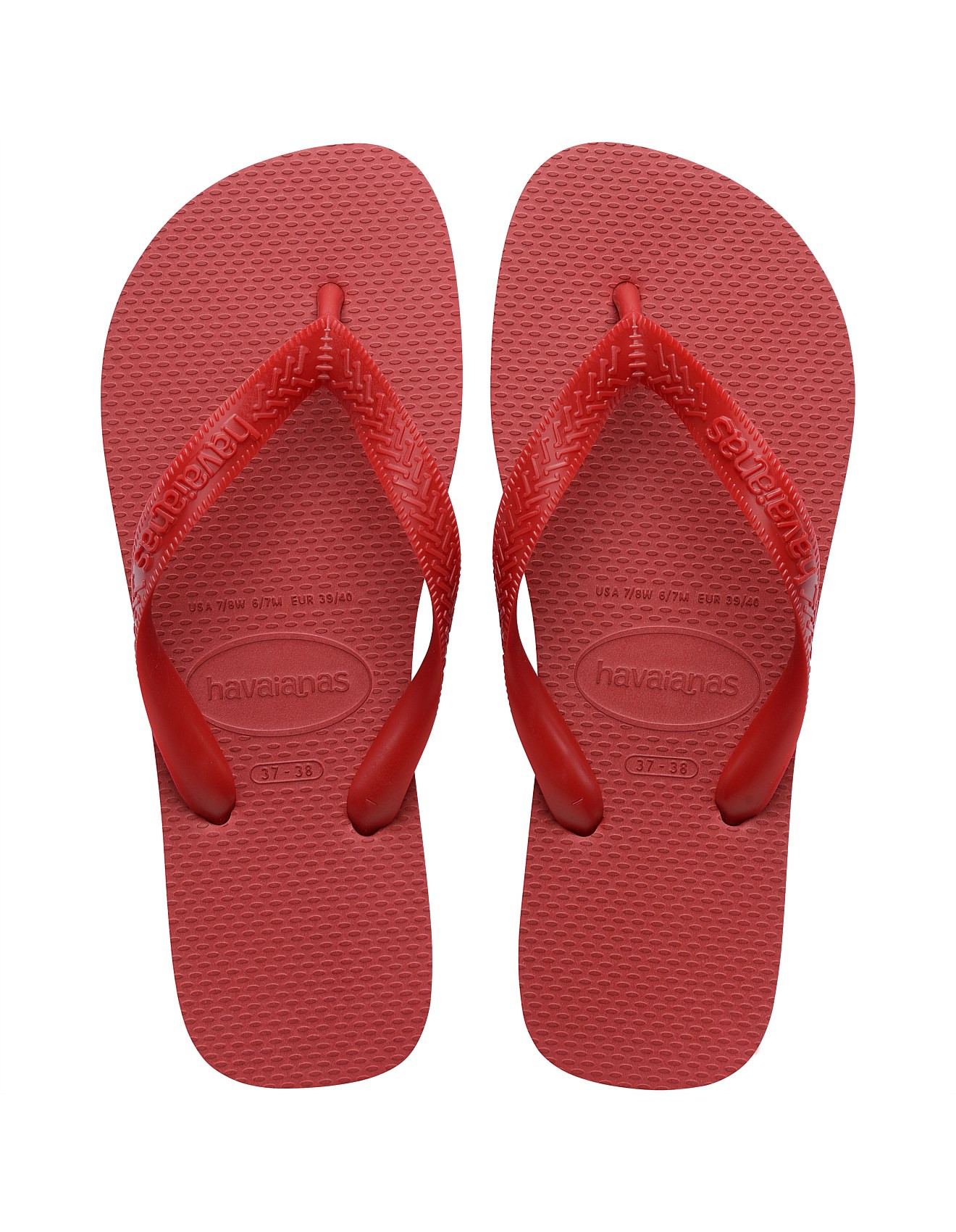 WOMEN'S Top Ruby Red Thongs FEMALE | David Jones (Australia & New Zealand)