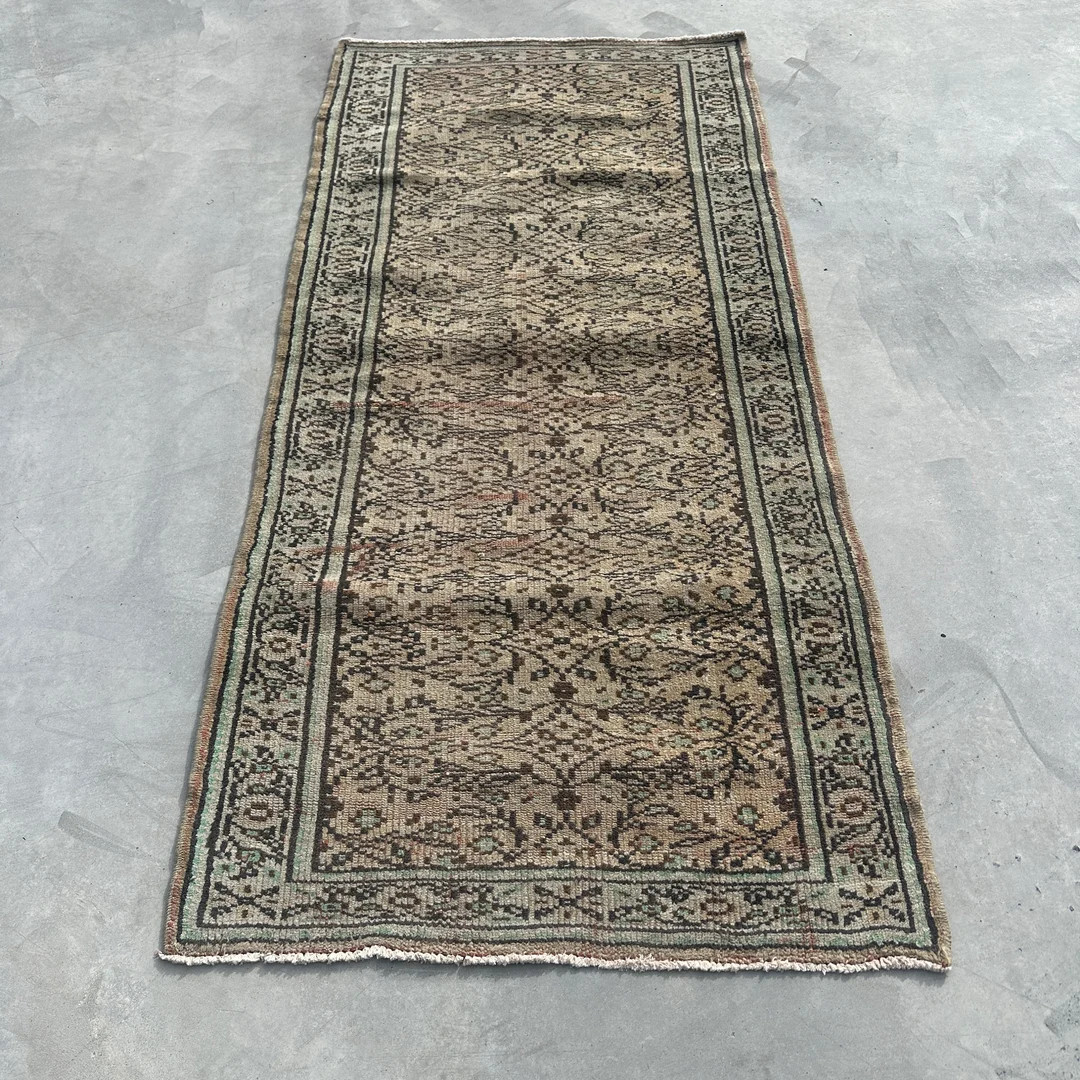 Vintage Rug, 4x7 Ft Accent Rugs, Turkish Rug, Antique Anatolian Rug, Rugs for Entry, 3.1x6.6 Ft B... | Etsy (US)