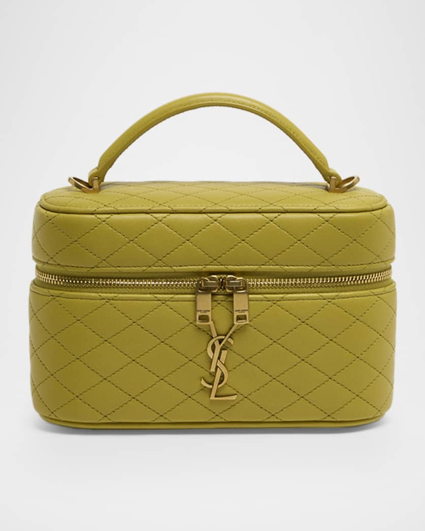 Gaby Vanity Quilted Leather Bag | Neiman Marcus