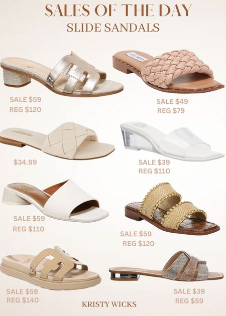 Sales of the day! How cute are these slides? Great sale and super easy to dress up or down and wear with so many outfits!🙌

So fun to slip on and go for all your spring/summer events! 🤍☀️



#LTKshoecrush #LTKsalealert #LTKunder100