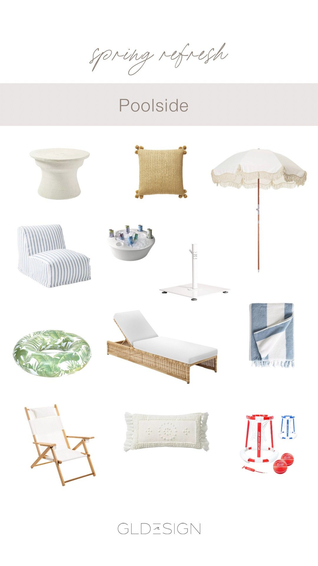 GLDESIGN Spring Refresh Poolside
#GLDESIGN #LTKpool #LTKoutdoor #LTKentertaining

#LTKSeasonal #LTKHome #LTKSwim