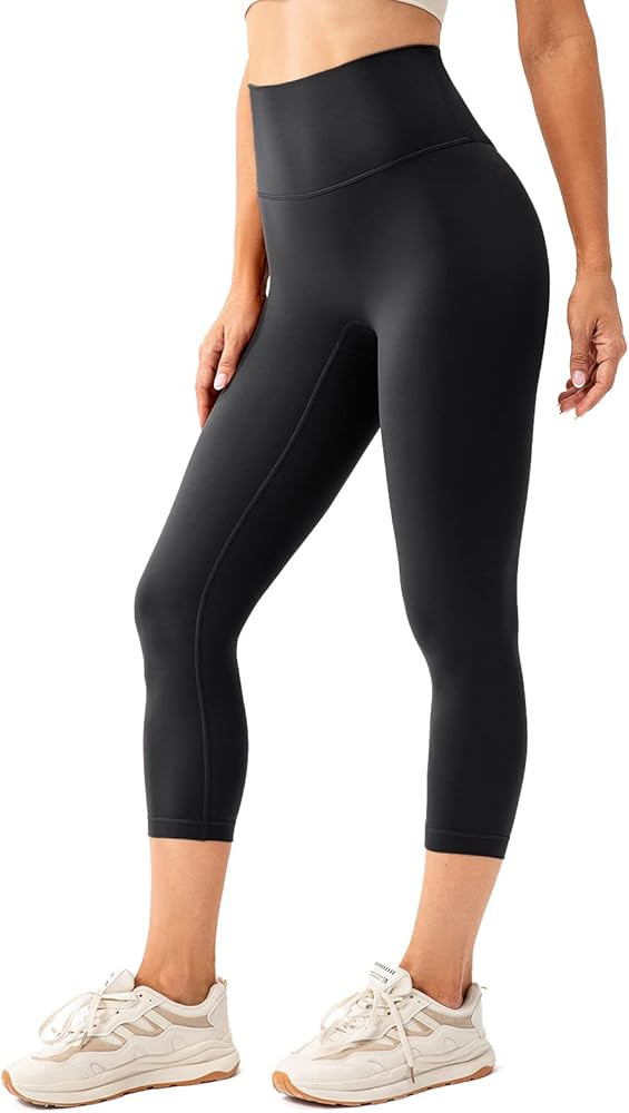 Ukaste Women's Studio Essential High-Rise Yoga Leggings 19" / 24" / 25" - Naked Feeling Workout A... | Amazon (US)