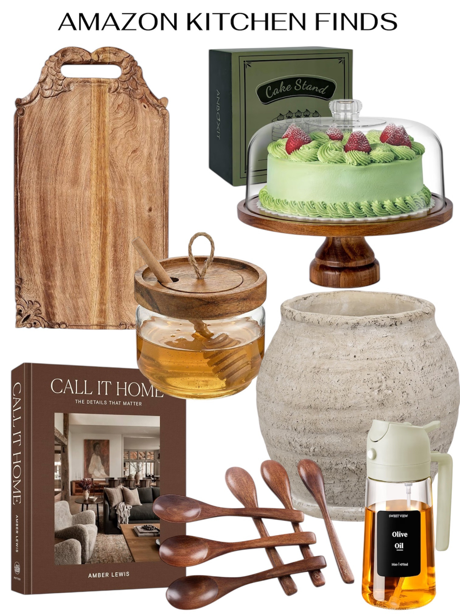 Amazon kitchen finds I’m loving for spring. 



Amazon home finds, spring refresh, cake stand, chopping board, serving board 

#LTKHome #LTKmomlife #LTKSeasonal