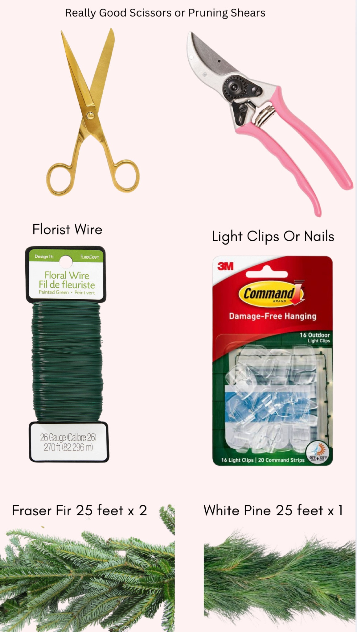 Garland Supplies

#LTKHoliday #LTKSeasonal #LTKParties