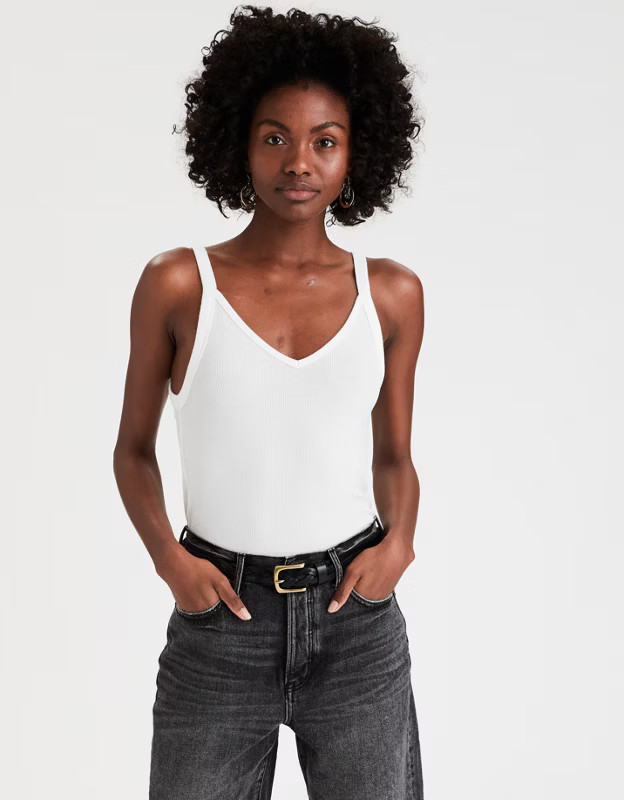AE Soft & Sexy V-Neck Tank Top | American Eagle Outfitters (US & CA)