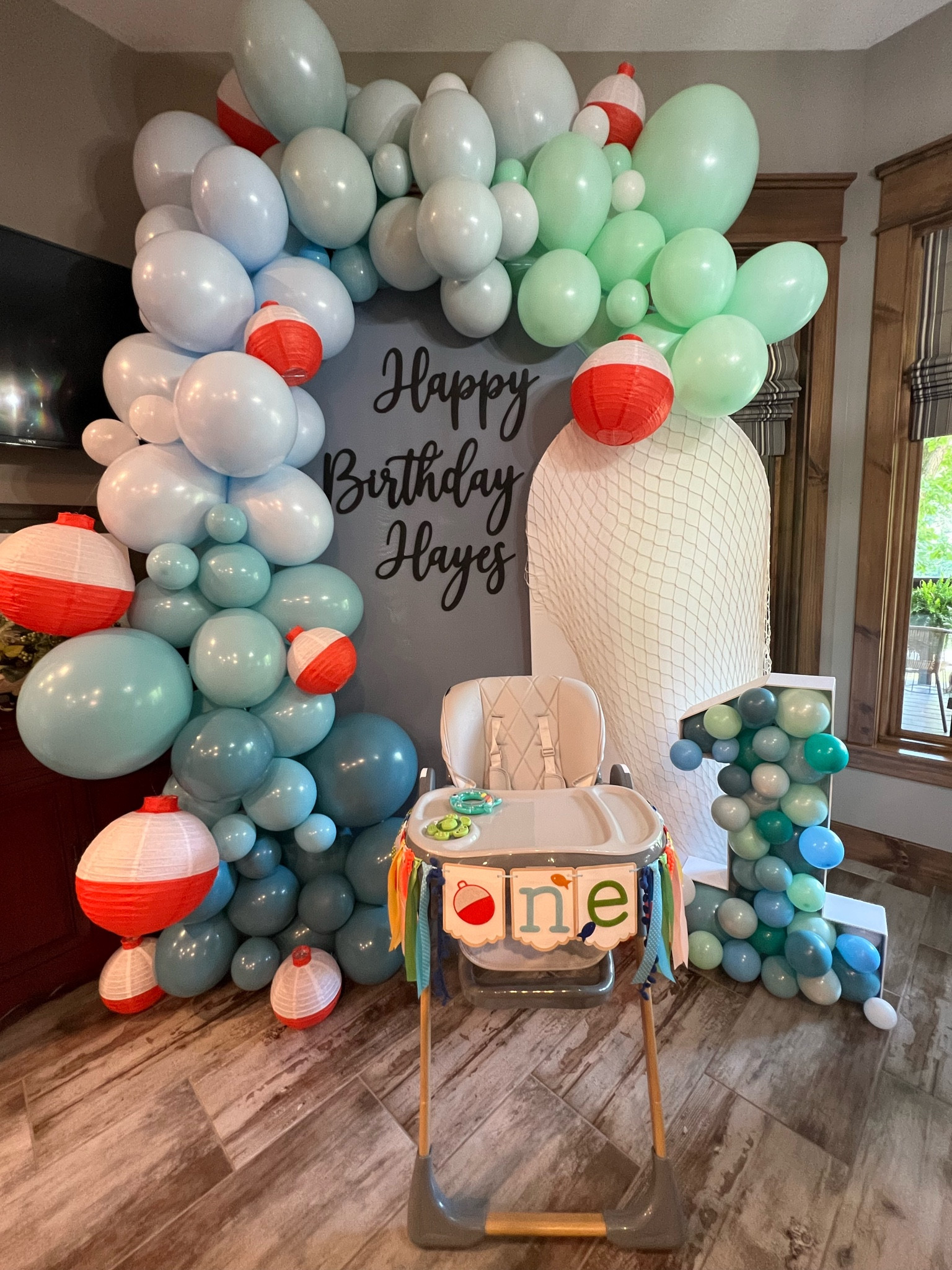 | First Birthday | First Birthday Ideas | Boy Girl Birthday Theme | Balloon Garland | Balloon Arch Ideas | O Fish Ally One Birthday | Photo Backdrop Background | Wedding Arches | Wedding Backdrop | Birthday Backdrop | Bobbers | Backdrop Sign | Custom Wooden Sign | Arch Fabric | Spandex Fabric | Number One Balloon Filled | Balloon Fillers | Easy Balloon Arch | Blue Green Balloons | Happy Birthday Sign | Fishing Theme Birthday | High Chair Garland | Highchair Decor | 

#LTKParties #LTKKids #LTKWedding