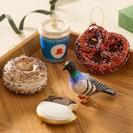 Glass New York City Icon Ornaments | West Elm (US)