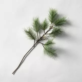 32" Faux White Pine Berry Stem - Hearth & Hand™ with Magnolia | Target