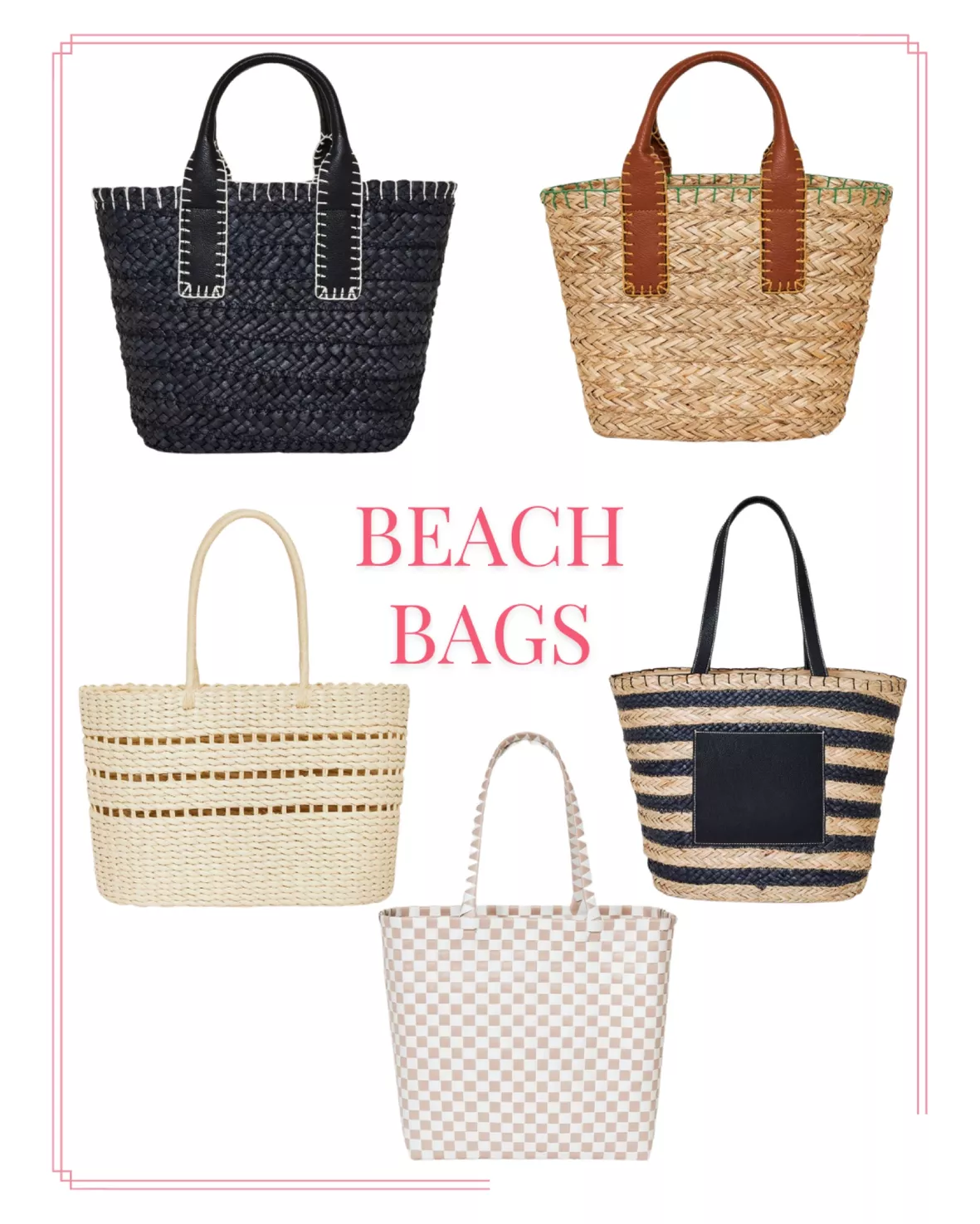 Straw Tote Bag curated on LTK